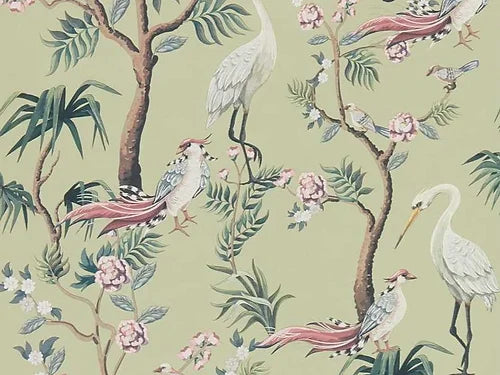 Tekenmap Birds Green | A3