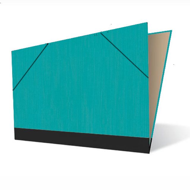 Tekenmap Kashmir Turquoise | A2 - Tekenmappen.nl
