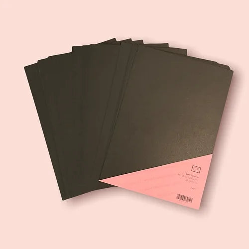 Zwart hobbykarton - tekenpapier zwart - 300grams