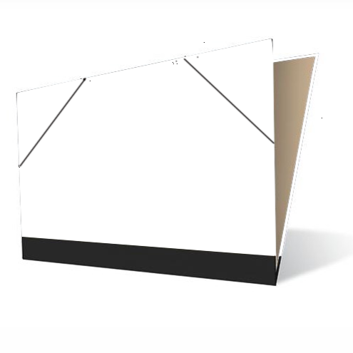 Tekenmap 'Zelf te versieren' Wit | A4 - Tekenmappen.nl