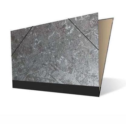 Tekenmap Metallic Silver | A4 - Tekenmappen.nl