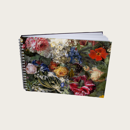 Schetsboek 'Painted Flowers' - Tekenmappen.nl